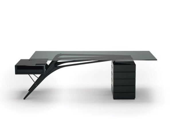 OFFICE leather Table desk with